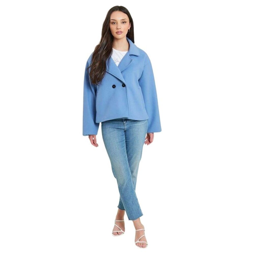 Be You Womens/Ladies Short Tailored Jacket / Powder Blue